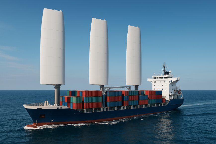Sailing Toward a Sustainable Future: The World’s First Wind-Powered Containership Redefines Maritime Logistics